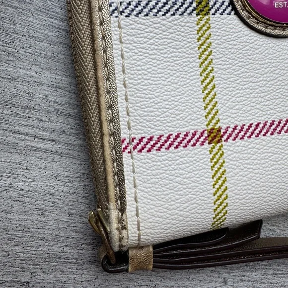 Low start rehab Coach Peyton Tattersall bi fold zip around small Wallet REHAB - Picture 4 of 12